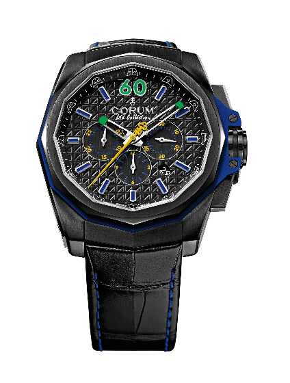 Corum Admiral's Cup AC-One 45 Chronograph Brazil Black PVD Titanium watch REF: 132.211.95/0F01 ANBR Review